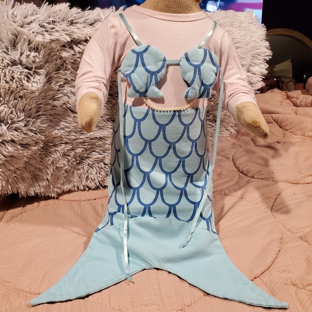 Girls Mermaid One Piece Dress 18M